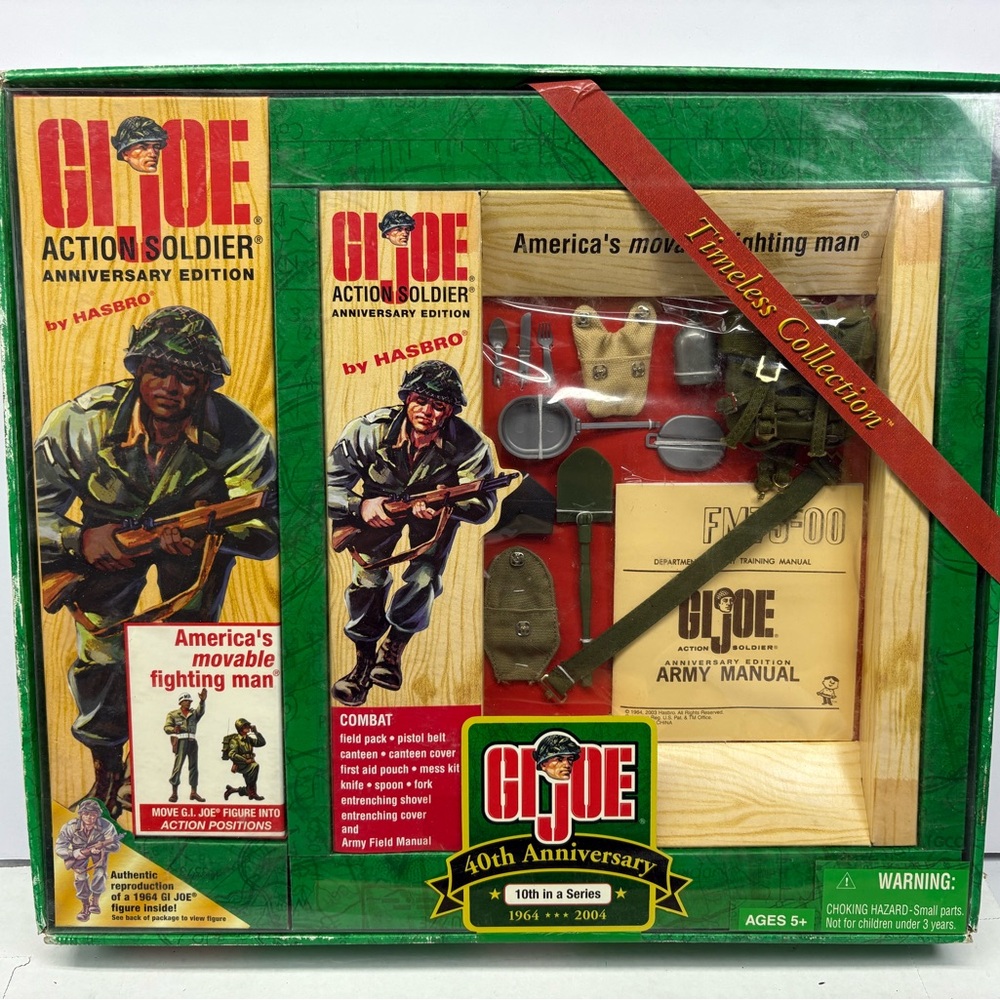 GI Joe 40th Anniversary Action Soldier COMBAT (African-American) 10th in Series